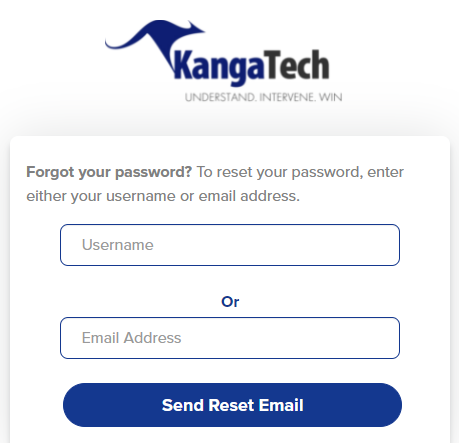 New Forgotten password form